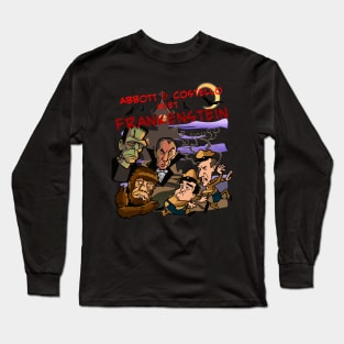 Abbott & Costello Meet Frankenstein Long Sleeve T-Shirt